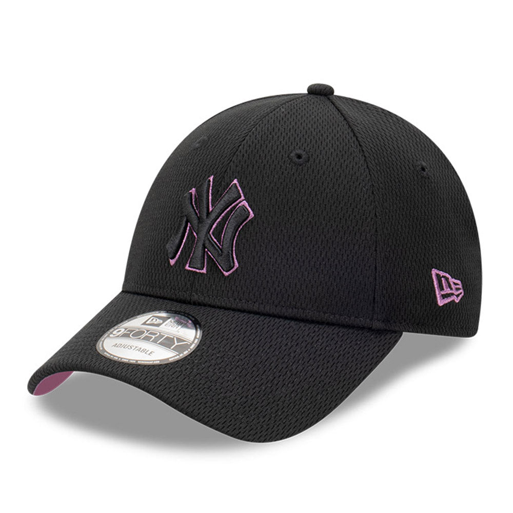 New Era New York Yankees MLB Dashmark Seasonal 2025 Black Purple 9FORTY Snapback Cap