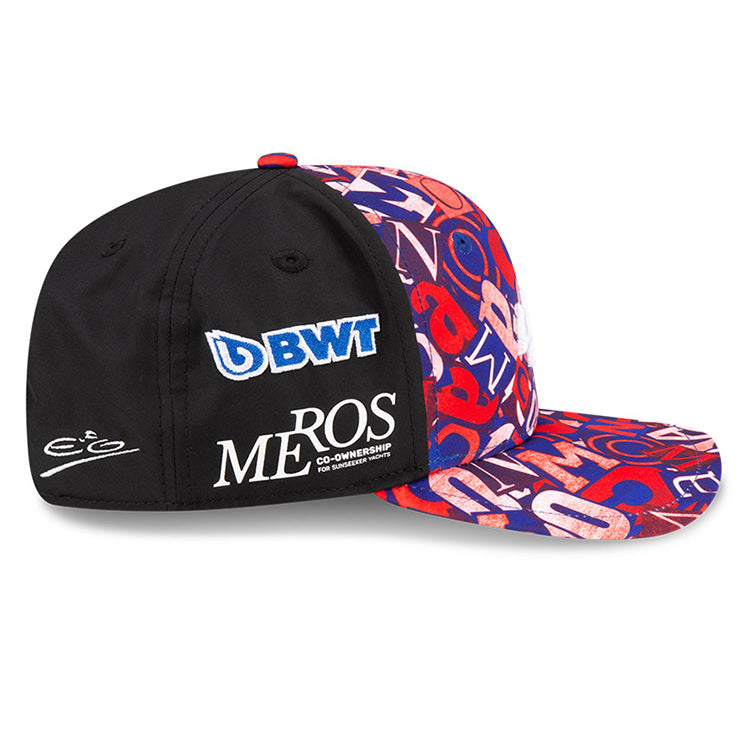 BWT Alpine F1 Racing Team Esteban Ocon Monaco Race Special Black 9FIFTY Original Fit Snapback Cap