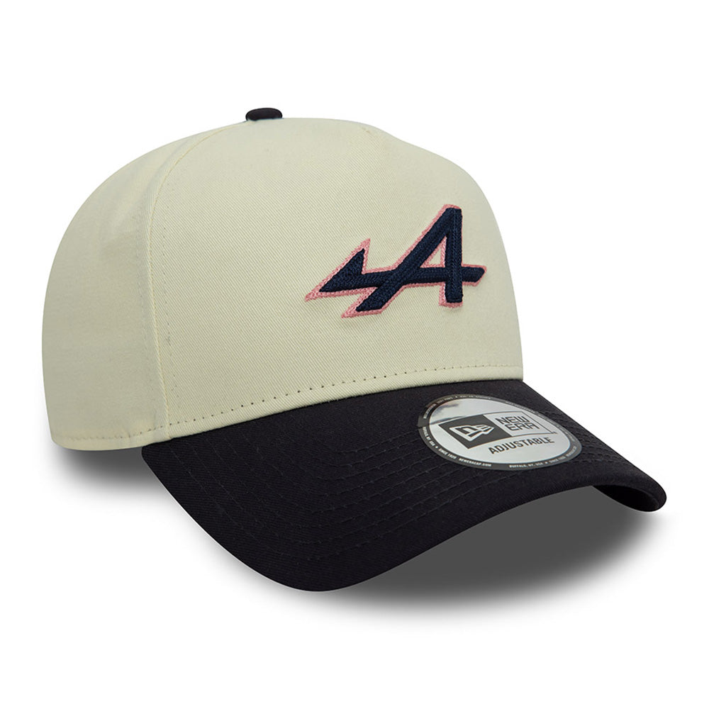 BWT Alpine F1 Motorsports Chain Stitch White 9FORTY E-Frame Snapback Cap