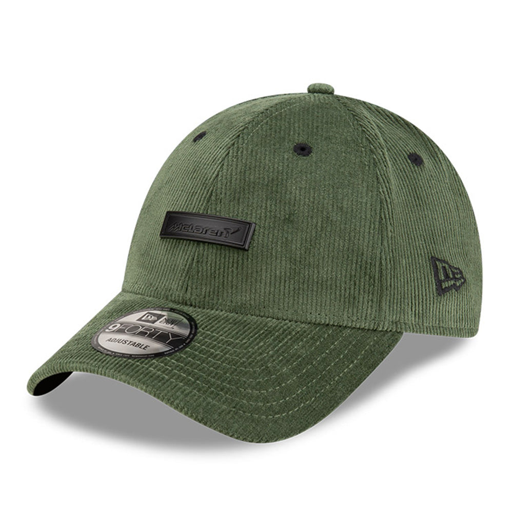 New Era McLaren Automotive Motorsports Cord Green 9FORTY Adjustable Cap