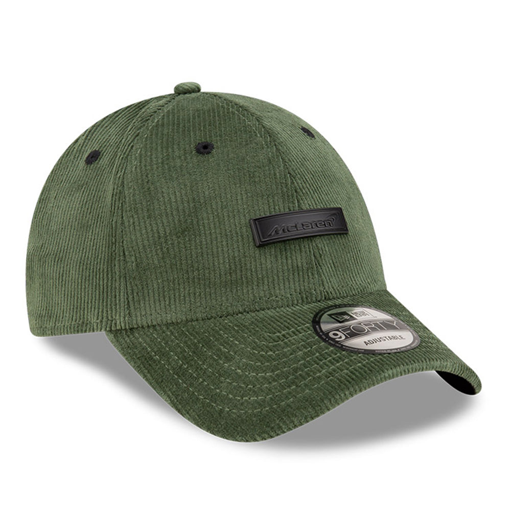 New Era McLaren Automotive Motorsports Cord Green 9FORTY Adjustable Cap