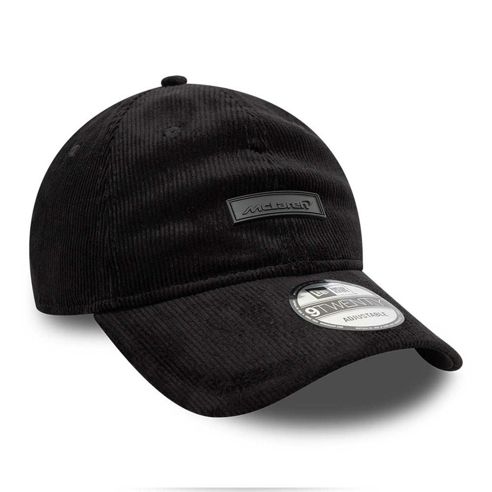 New Era McLaren Automotive Motorsports Cord Black 9TWENTY Adjustable Cap