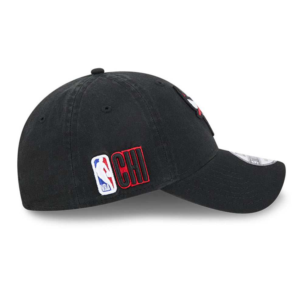 Chicago Bulls NBA Tip Off &#39;24 Black 9TWENTY Adjustable Cap