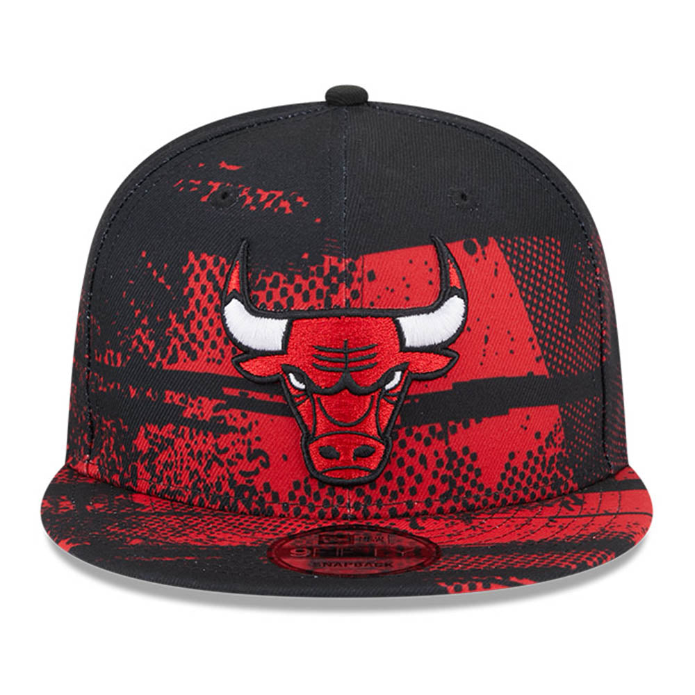 Chicago Bulls NBA Tip Off &#39;24 Black 9FIFTY Snapback Cap