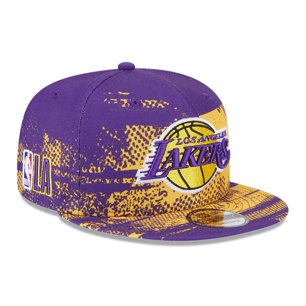 Los Angeles Lakers NBA Tip Off '24 Medium Yellow 9FIFTY Snapback Cap