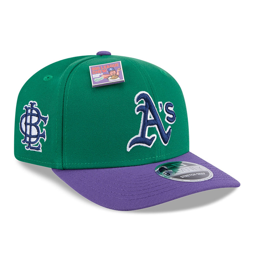 Oakland Athletics MLB Big League Chew Green 9SEVENTY Stretch Snapback Cap