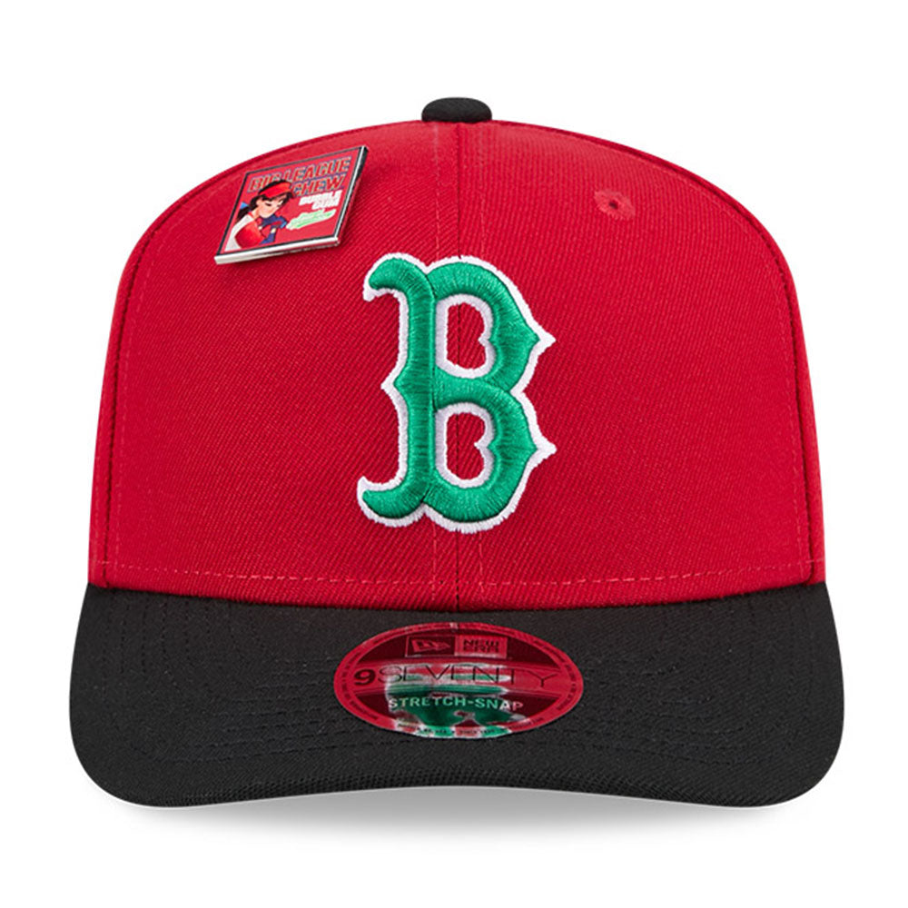 Boston Red Sox MLB Big League Chew Red 9SEVENTY Stretch Snapback Cap