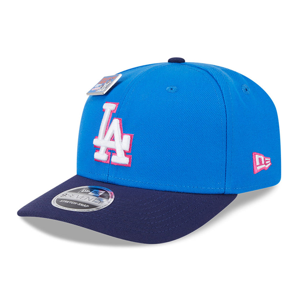 Los Angeles Dodgers MLB Big League Chew Medium Blue 9SEVENTY Stretch Snapback Cap