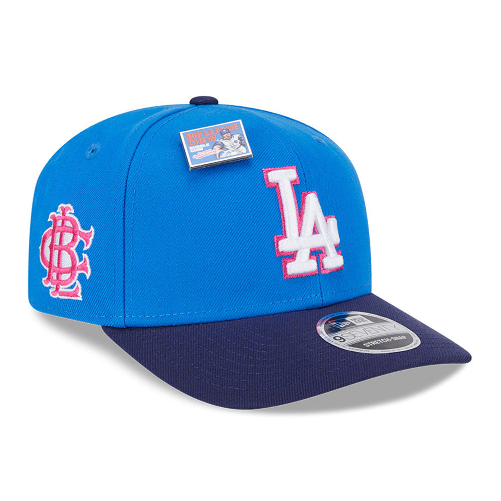 Los Angeles Dodgers MLB Big League Chew Medium Blue 9SEVENTY Stretch Snapback Cap