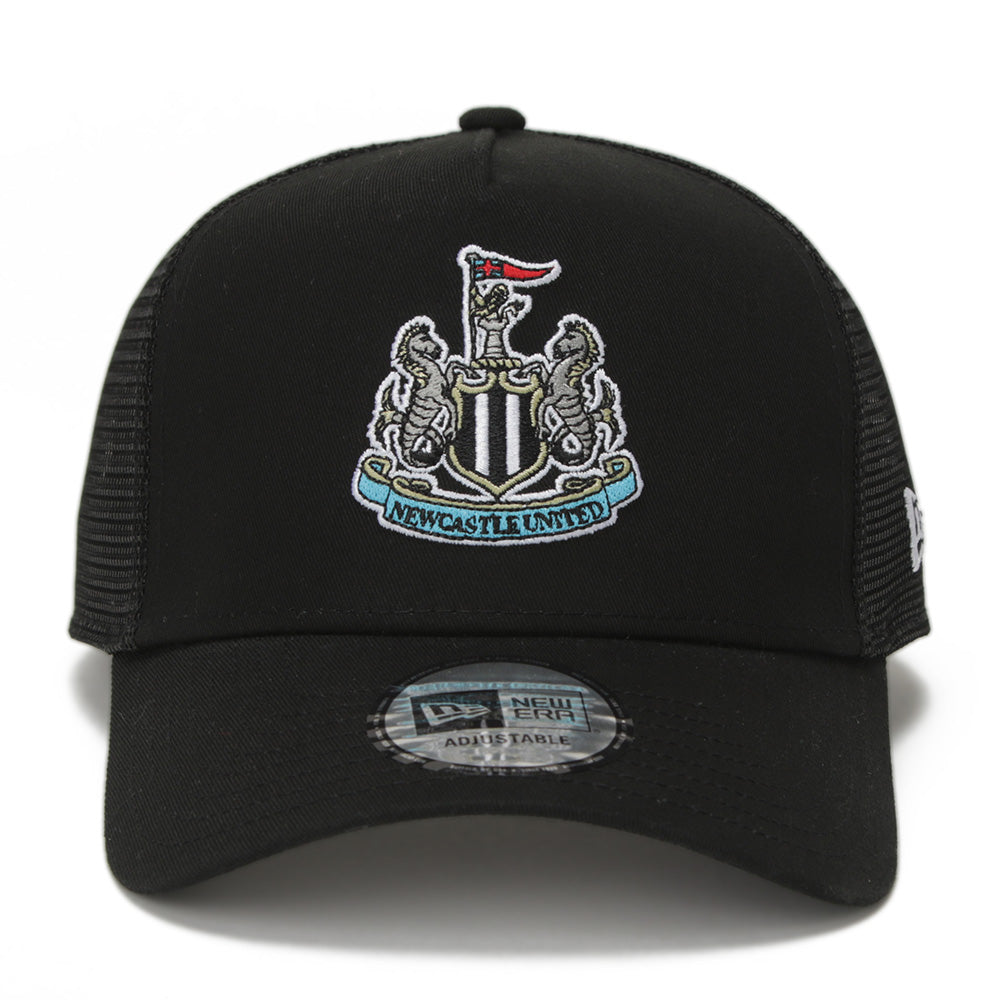 New Era Newcastle United FC Core Black 9FORTY E-Frame Trucker Cap