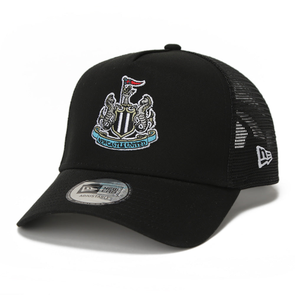 New Era Newcastle United FC Core Black 9FORTY E-Frame Trucker Cap