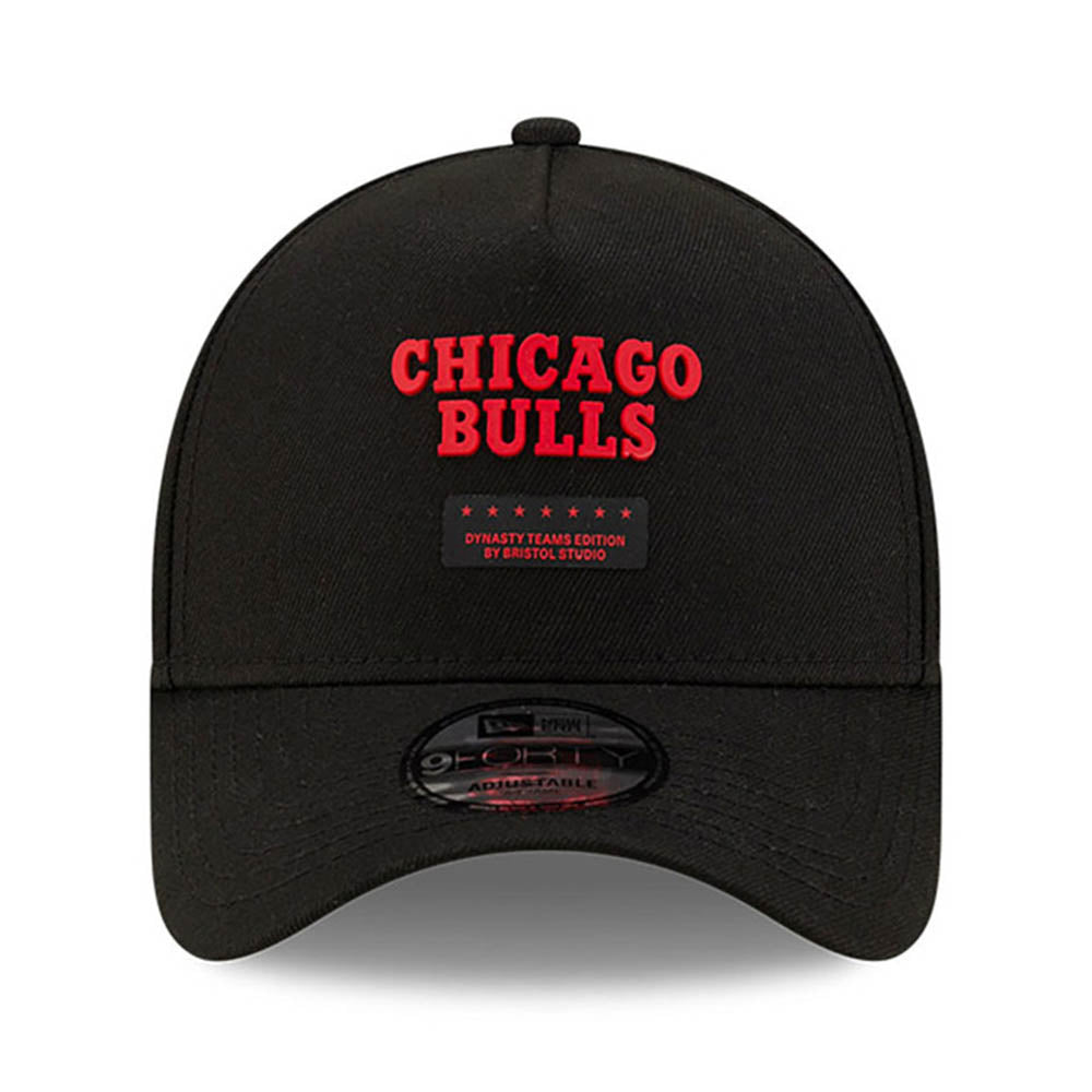 New Era x Bristol Studio Chicago Bulls NBA Black 9FORTY A-Frame Snapback Cap