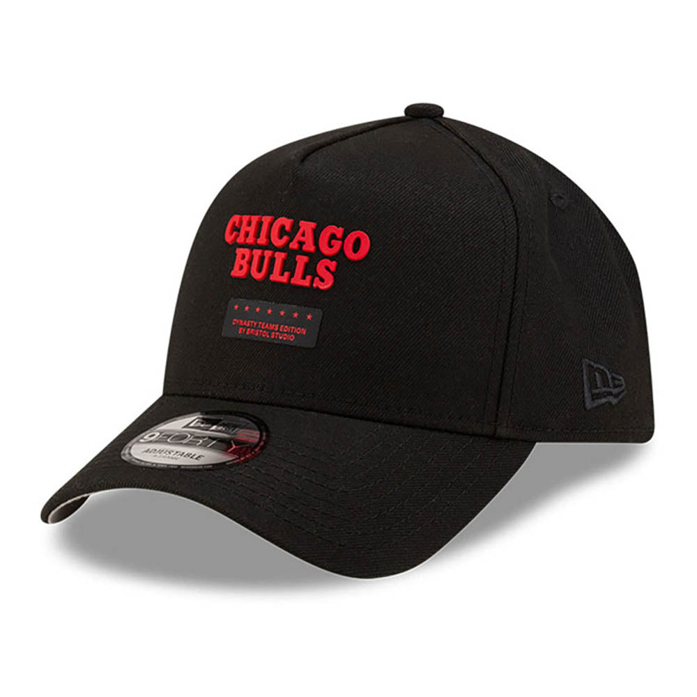 New Era x Bristol Studio Chicago Bulls NBA Black 9FORTY A-Frame Snapback Cap