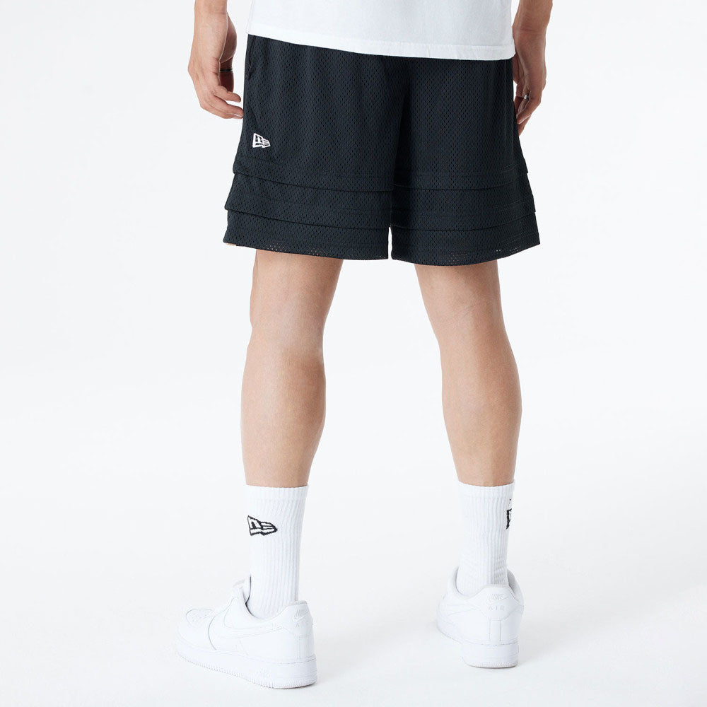 New Era x Bristol Studio Chicago Bulls NBA Black Mesh Basketball Shorts