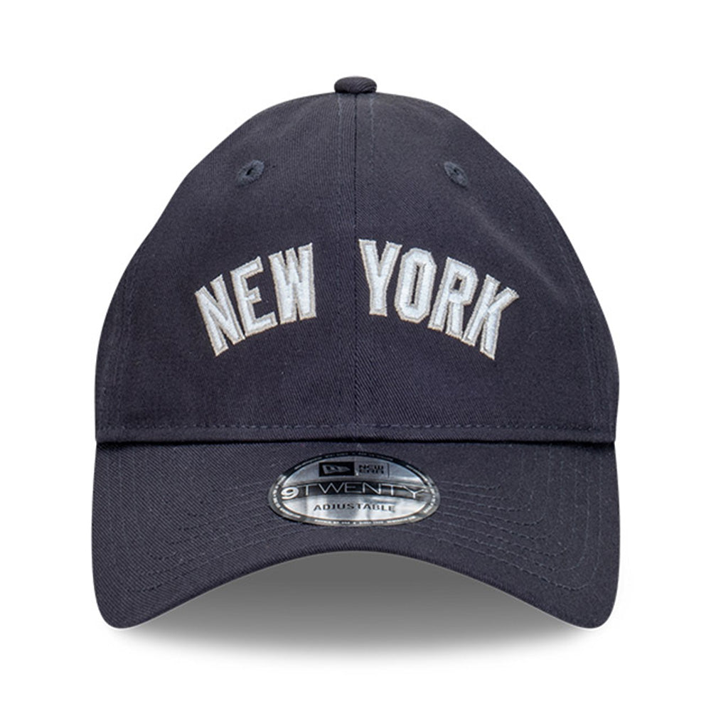 New Era New York Yankees MLB Wordmark Navy 9TWENTY Adjustable Cap