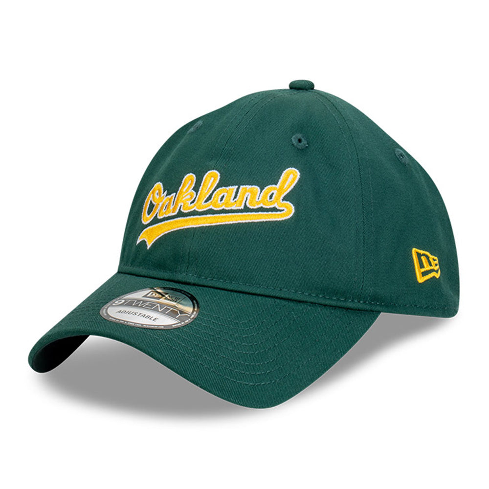 New Era Oakland Athletics MLB Wordmark Dark Green 9TWENTY Adjustable Cap