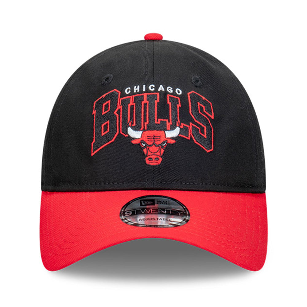 New Era Chicago Bulls NBA Arch 2-Tone Black 9TWENTY Adjustable Cap