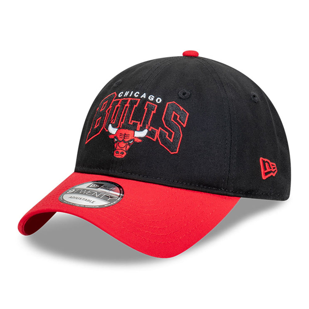 New Era Chicago Bulls NBA Arch 2-Tone Black 9TWENTY Adjustable Cap