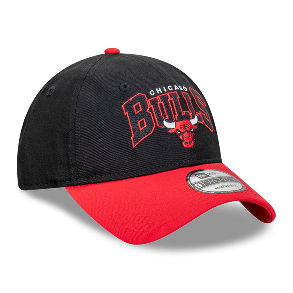 New Era Chicago Bulls NBA Arch 2-Tone Black 9TWENTY Adjustable Cap