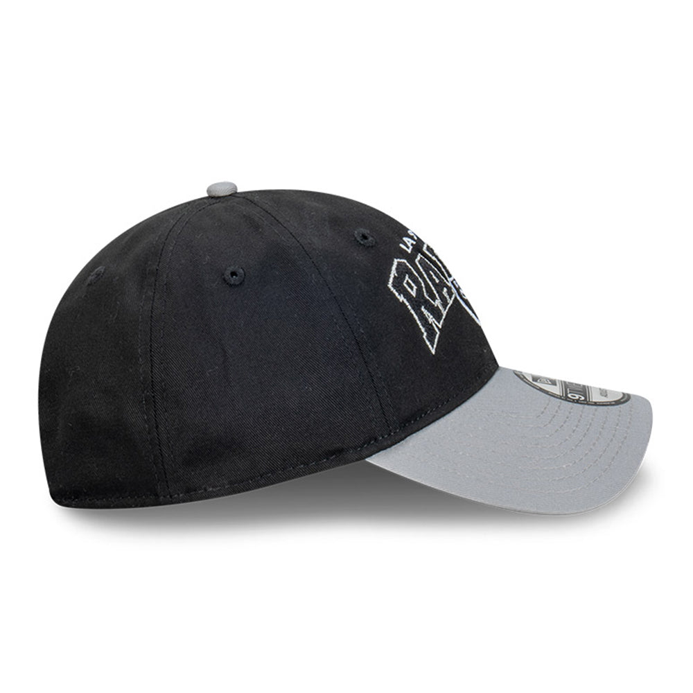 New Era Las Vegas Raiders NFL Arch 2-Tone Black 9TWENTY Adjustable Cap