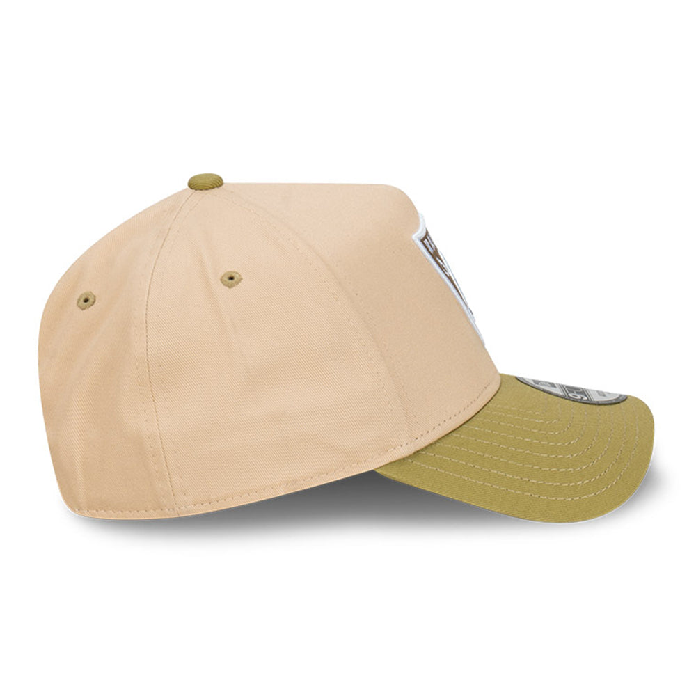 New Era Las Vegas Raiders Beansprout Oat Milk 9FORTY A-Frame Snapback Cap