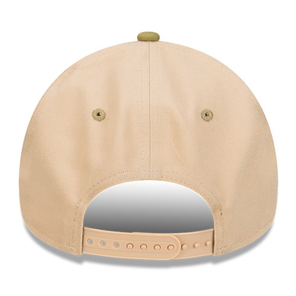 New Era Las Vegas Raiders Beansprout Oat Milk 9FORTY A-Frame Snapback Cap