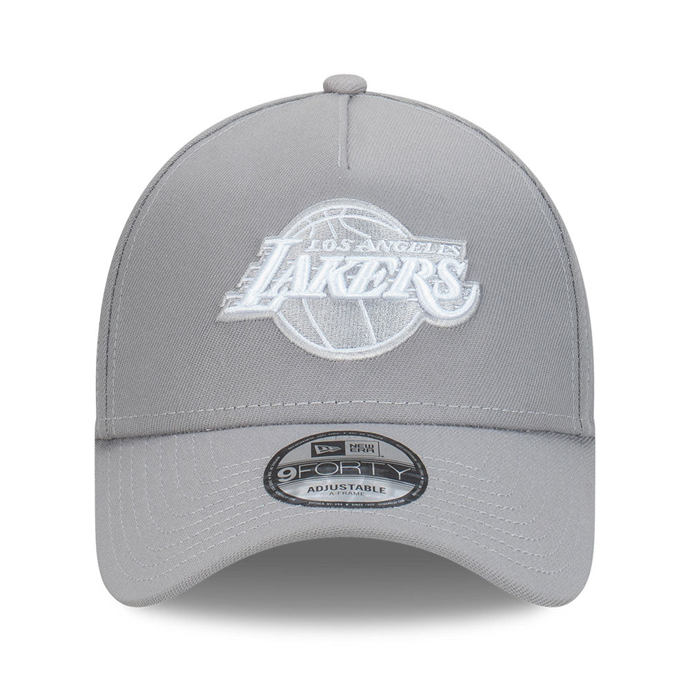 New Era Los Angeles Lakers NBA Repreve Cloud Grey 9FORTY A-Frame Snapback Cap