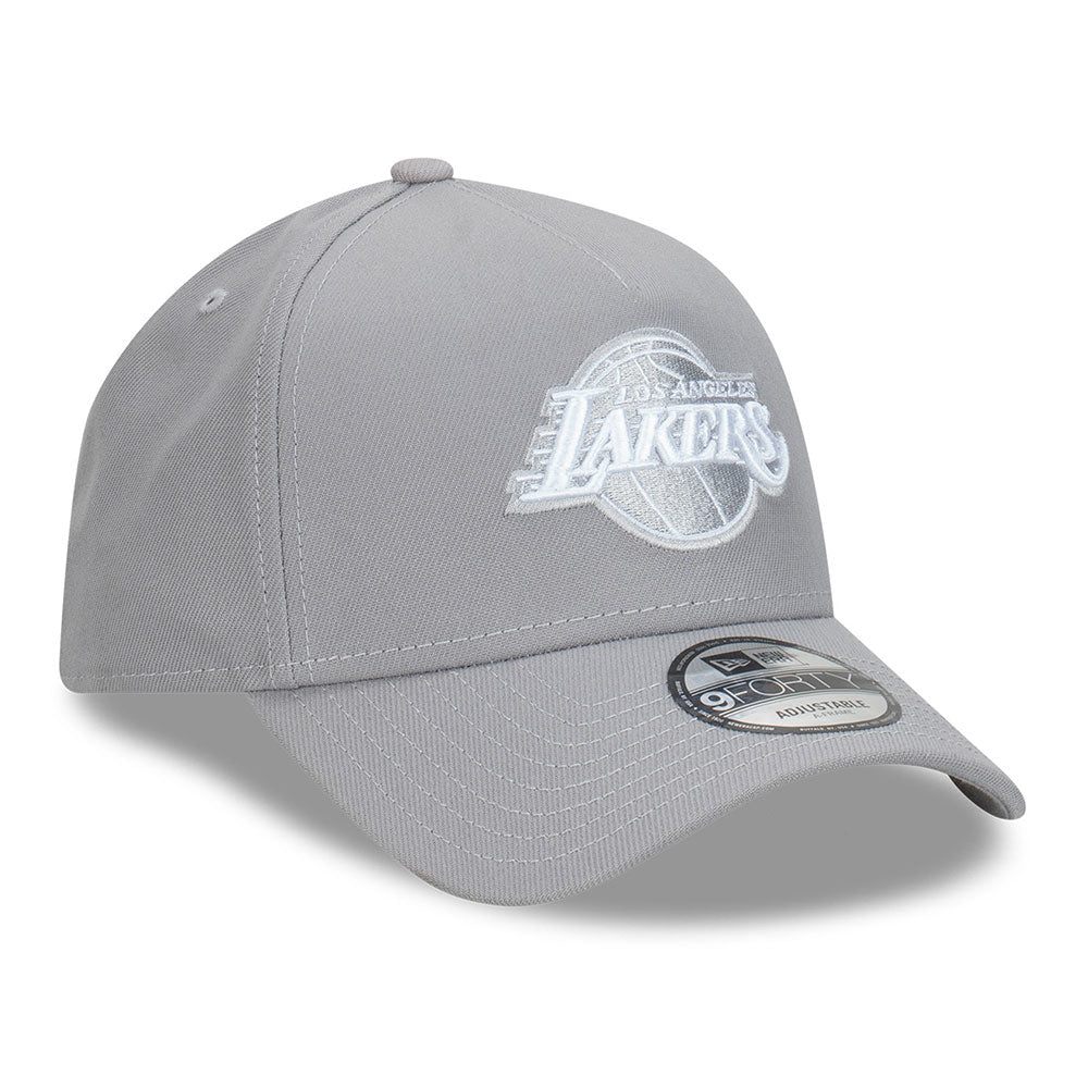 New Era Los Angeles Lakers NBA Repreve Cloud Grey 9FORTY A-Frame Snapback Cap