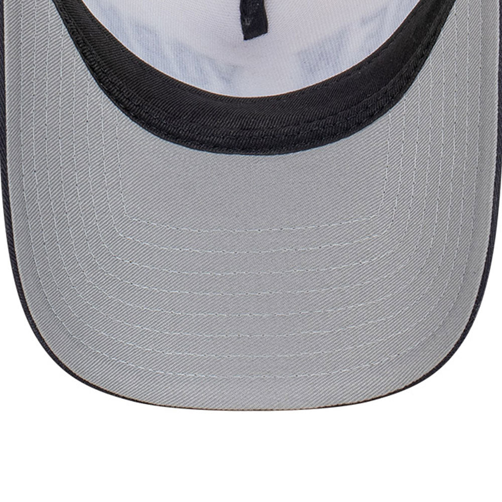 New Era New York Yankees MLB Wordmark Baseball Chrome White 9FORTY A-Frame Snapback Cap