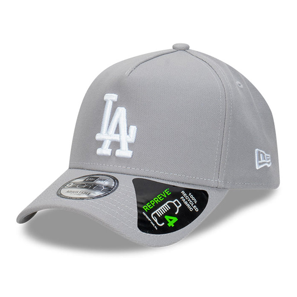 New Era Los Angeles Dodgers MLB Repreve Cloud Grey 9FORTY A-Frame Snapback Cap