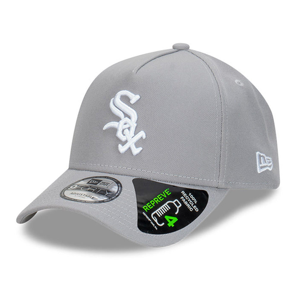 New Era Chicago White Sox MLB Repreve Cloud Grey 9FORTY A-Frame Snapback Cap