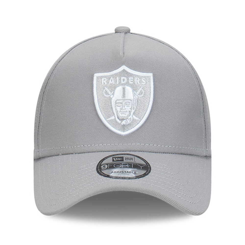 New Era Las Vegas Raiders NFL Repreve Cloud Grey 9FORTY A-Frame Snapback Cap