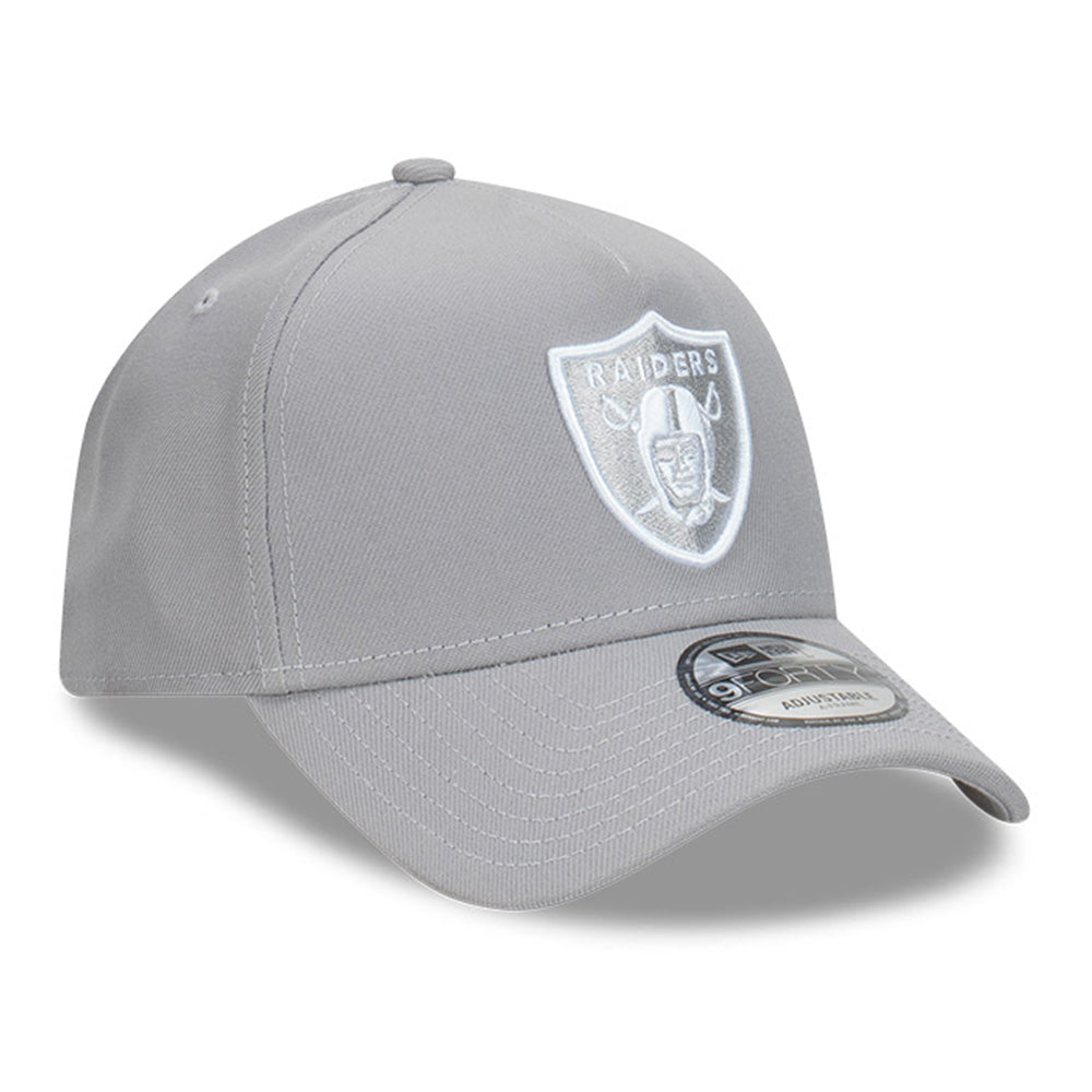 New Era Las Vegas Raiders NFL Repreve Cloud Grey 9FORTY A-Frame Snapback Cap