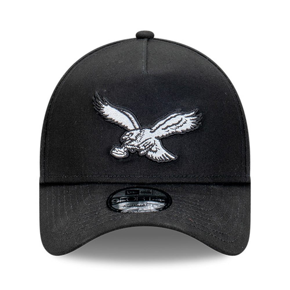 New Era Philadelphia Eagles NFL Classic Black White 9FORTY A-Frame Snapback Cap