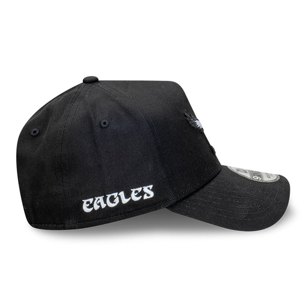New Era Philadelphia Eagles NFL Classic Black White 9FORTY A-Frame Snapback Cap