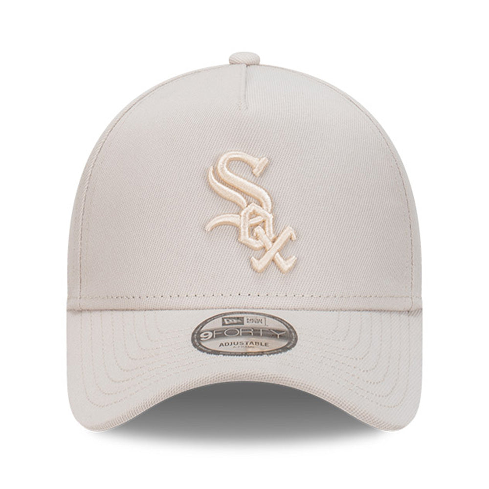 New Era Chicago White Sox MLB Repreve Stone Ivory 9FORTY A-Frame Snapback Cap