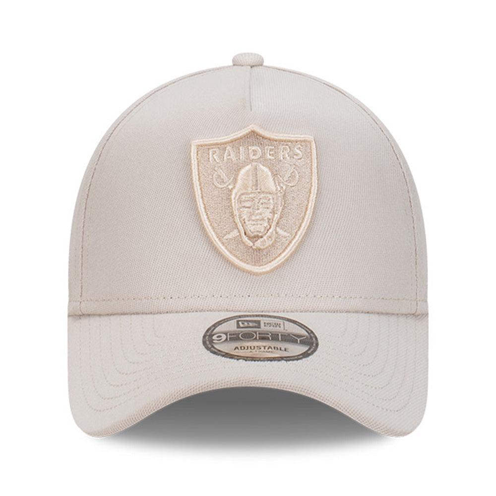 New Era Las Vegas Raiders NFL Repreve Stone Ivory 9FORTY A-Frame Snapback Cap