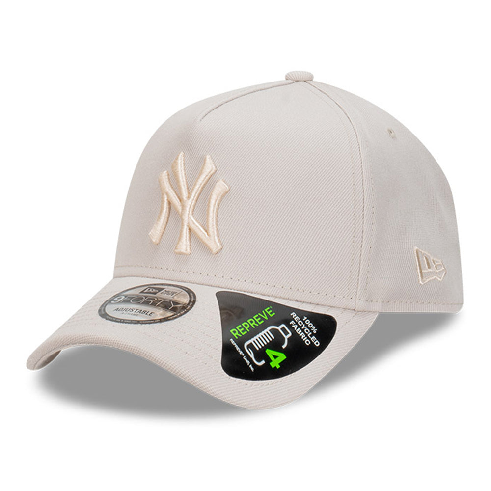 New Era New York Yankees MLB Repreve Stone Ivory 9FORTY A-Frame Snapback Cap