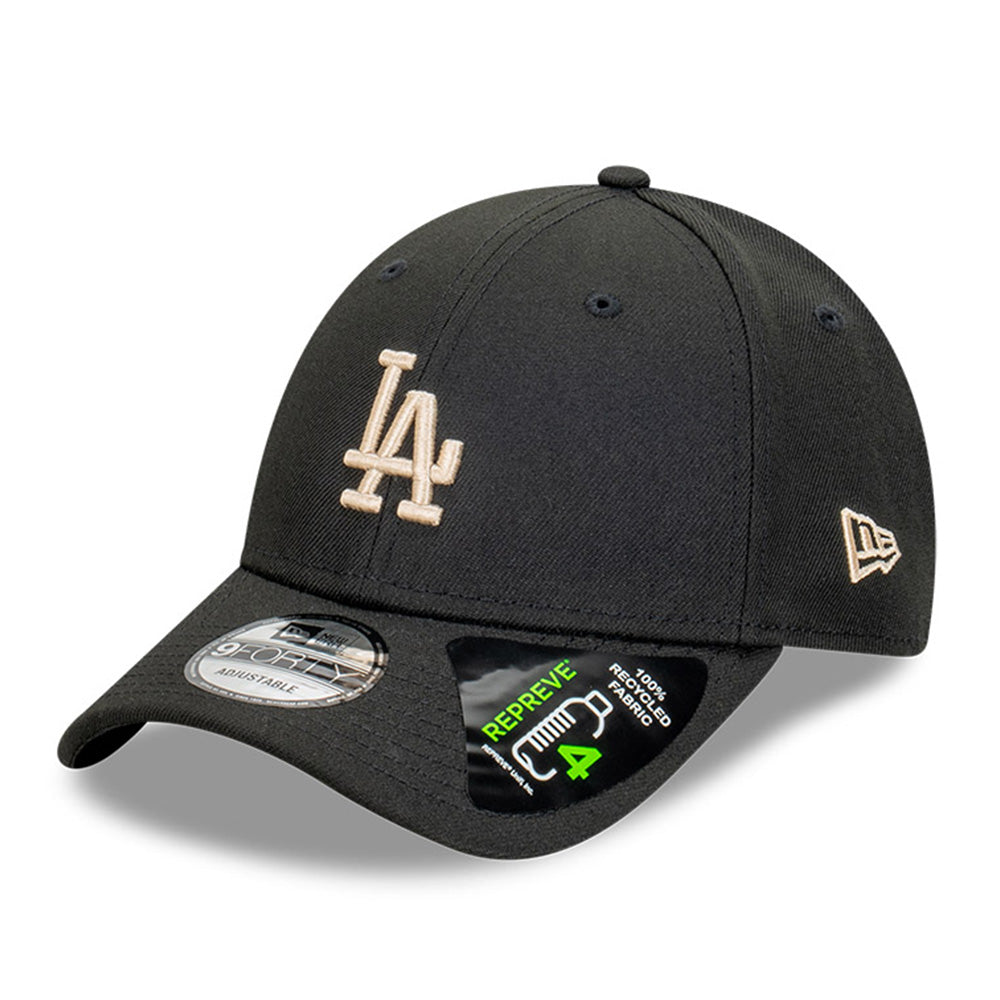 New Era Los Angeles Dodgers MLB Repreve Black Oat 9FORTY Adjustable Cap