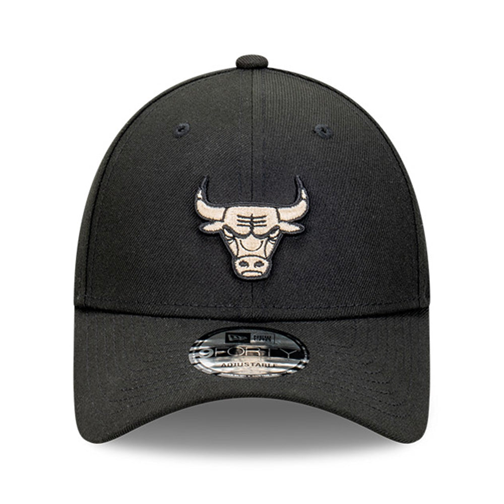 New Era Chicago Bulls NBA Repreve Black Oat 9FORTY Adjustable Cap