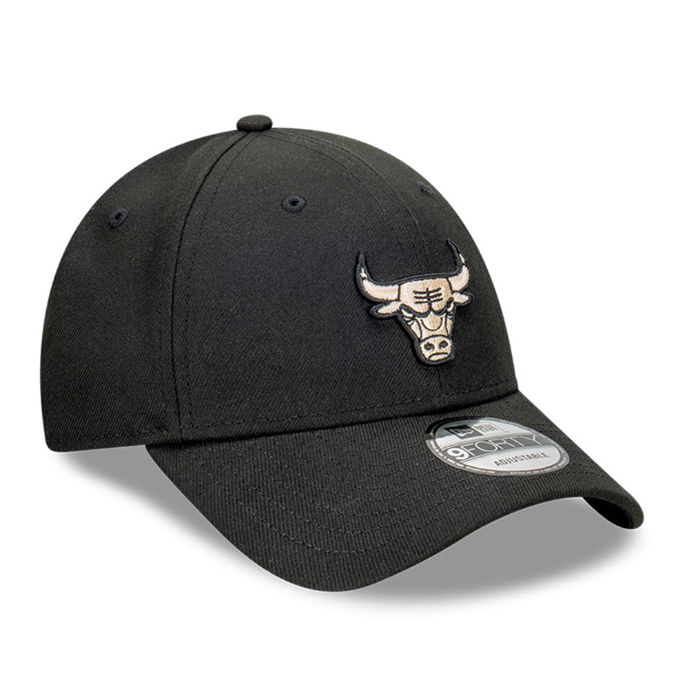 New Era Chicago Bulls NBA Repreve Black Oat 9FORTY Adjustable Cap