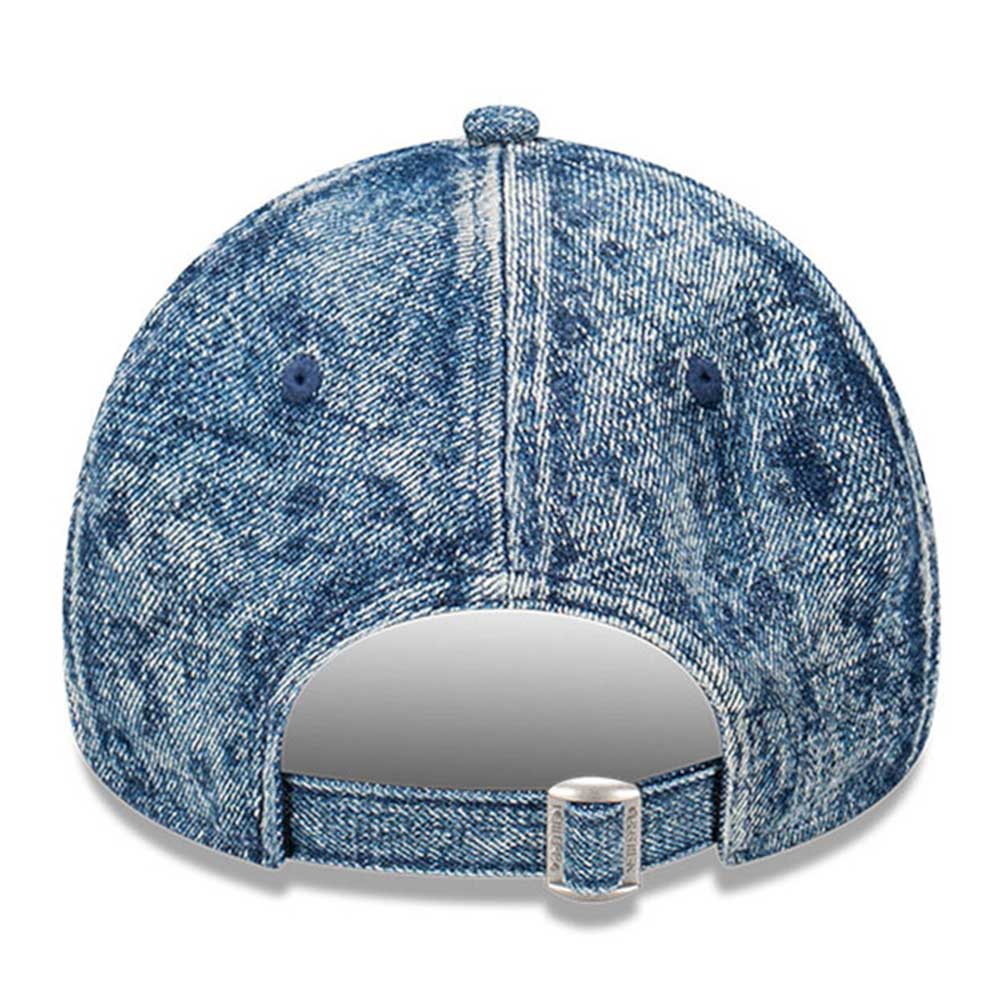 New Era New York Yankees Denim Snow Wash Blue Denim 9FORTY A-Frame Snapback Cap