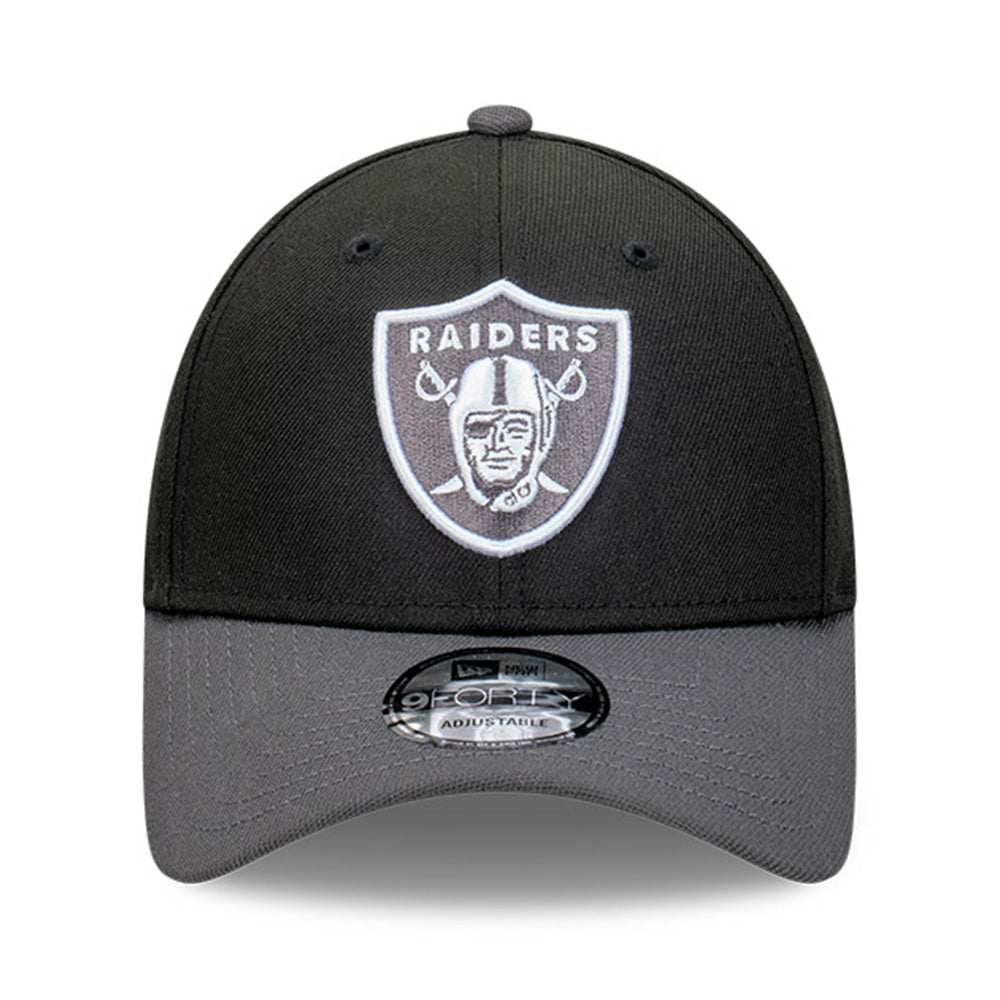 New Era Las Vegas Raiders NFL Repreve 2-Tone Black 9FORTY Adjustable Cap