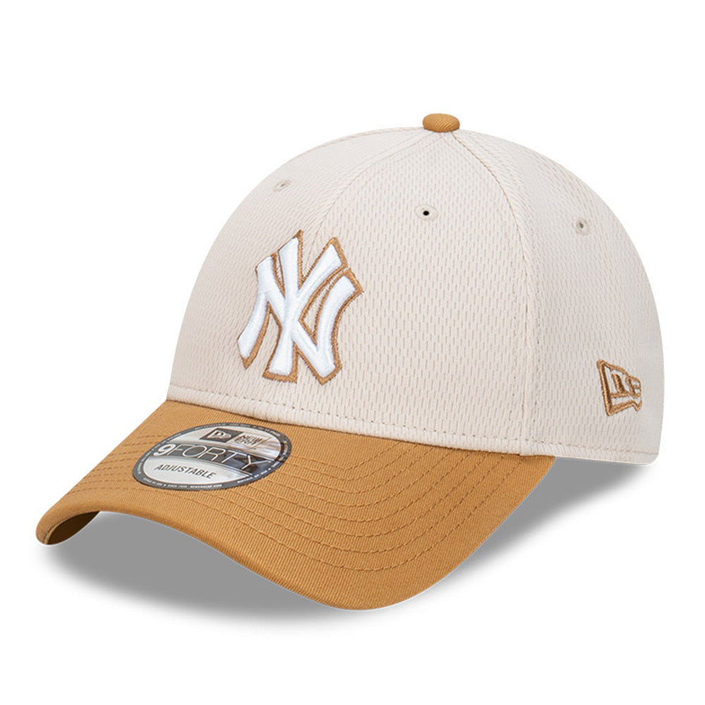 New Era New York Yankees MLB Dashmark 2-Tone Wheat Stone 9FORTY Adjustable Cap