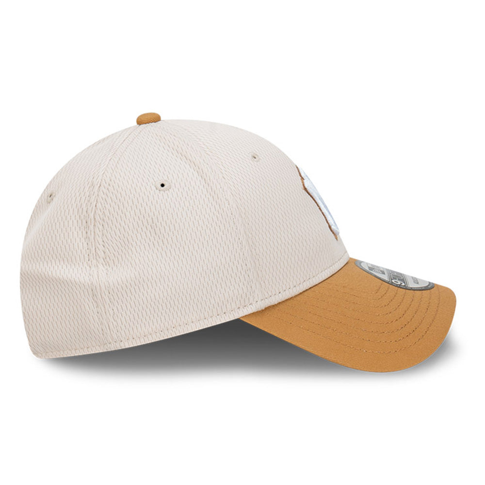 New Era New York Yankees MLB Dashmark 2-Tone Wheat Stone 9FORTY Adjustable Cap