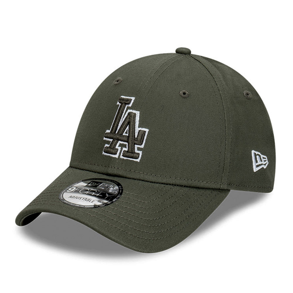 New Era Los Angeles Dodgers Dark Olive 9FORTY Adjustable Snapback Cap