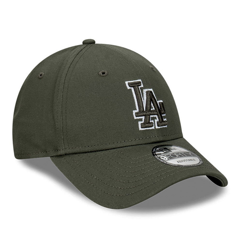 New Era Los Angeles Dodgers Dark Olive 9FORTY Adjustable Snapback Cap