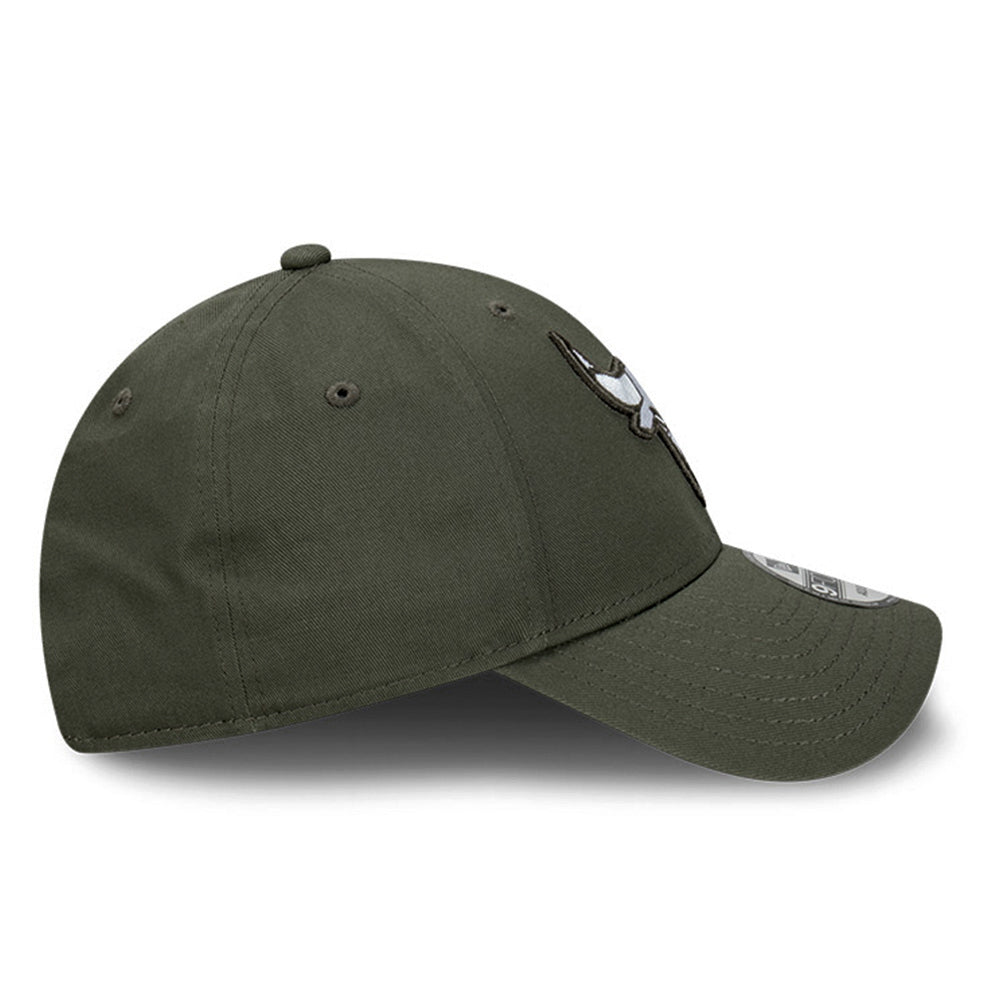 New Era Chicago Bulls Dark Olive 9FORTY Adjustable Snapback Cap