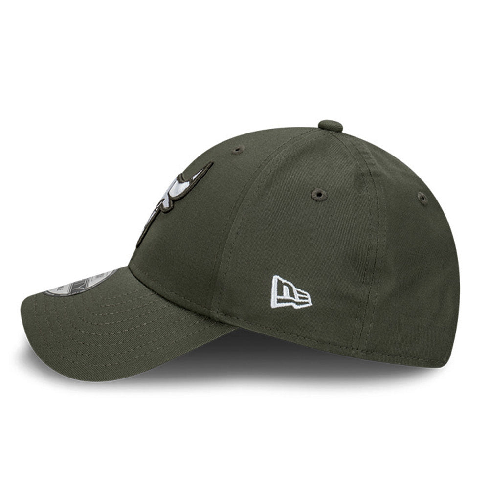 New Era Chicago Bulls Dark Olive 9FORTY Adjustable Snapback Cap