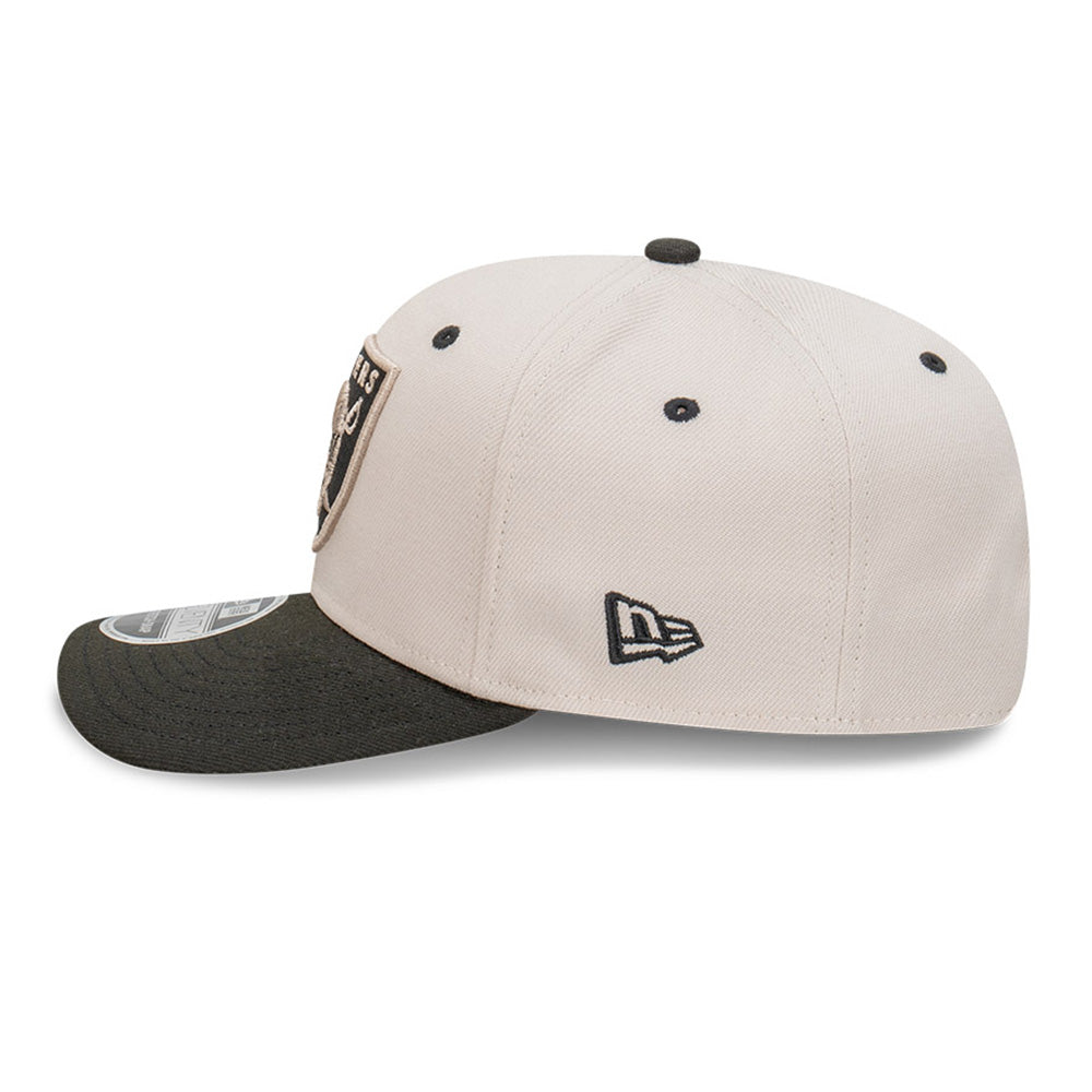 New Era Las Vegas Raiders NFL Stone Black 9SEVENTY Stretch Snapback Cap
